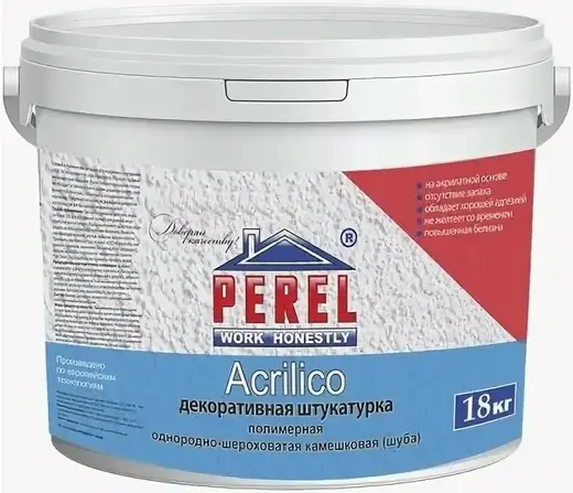 Perel Acrilico штукатурка декоративная шуба (18 кг 2.5 мм)
