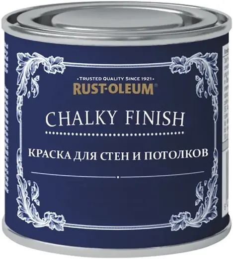 Rust-Oleum Chalky Finish Wall Paint краска для стен и потолков (125 мл) серое ожерелье