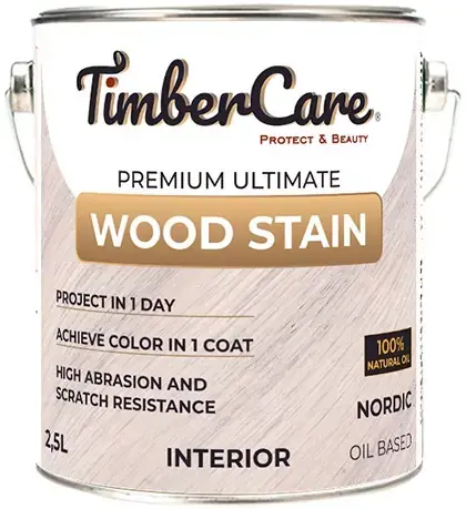 Timbercare Wood Stain тонирующее масло высокой прочности для дерева (2.5 л) скандинавское