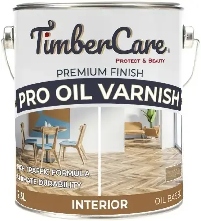 Timbercare Pro Oil Varnish лак профессиональный износостойкий на масляной основе (2.5 л) полуглянцевый