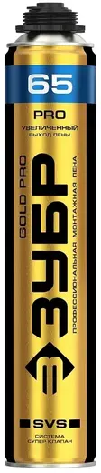 Зубр Gold Pro 65 монтажная пена (850 мл)