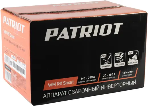 Патриот WM 181 Smart аппарат сварочный инверторный