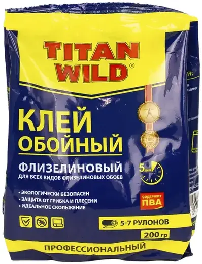 Titan Wild клей обойный флизелиновый без индикатора (200 г)