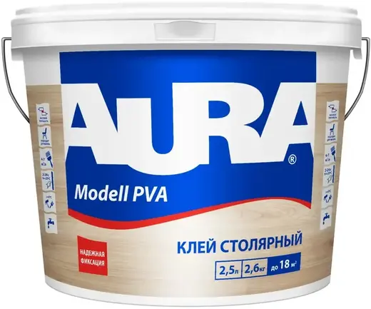 Aura ПВА Modell PVA клей столярный (2.5 л)