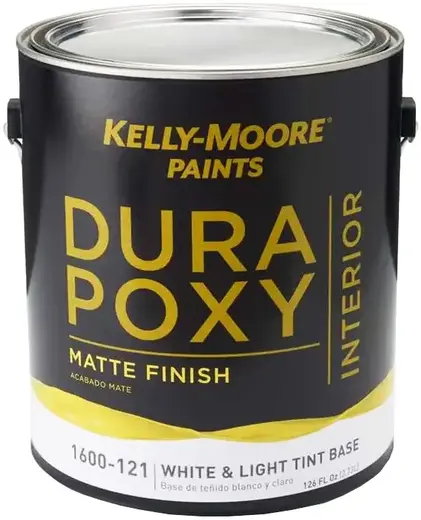 Kelly-Moore Durapoxy Interior Matte Finish краска интерьерная антивандальная для стен и потолков (3.78 л) база Deep