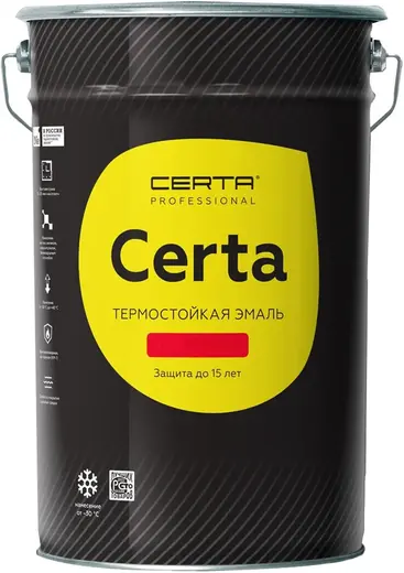 Certa Certa Professional HS до 1200 гр.C эмаль термостойкая (25 кг) серый титан металлик (до 800°C)