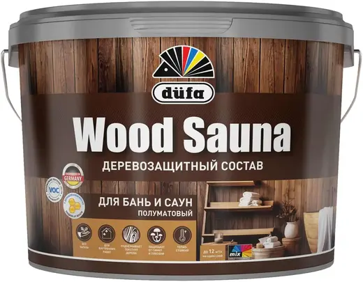 Dufa Wood Sauna лак для бань и саун (2.5 л)