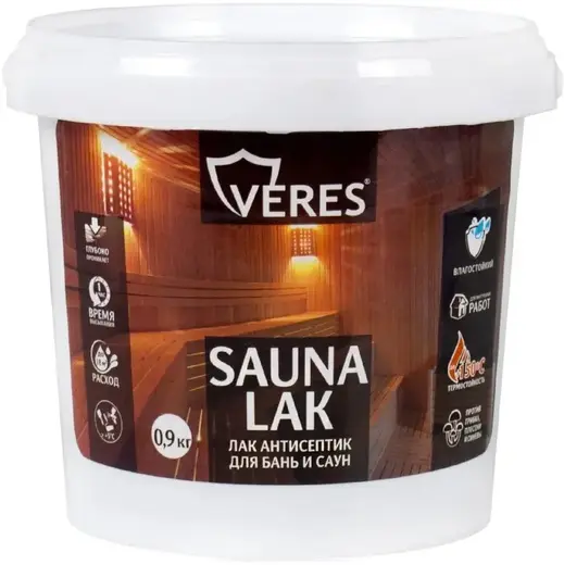 Veres Sauna Lak лак акриловый для бань и саун (900 мл)