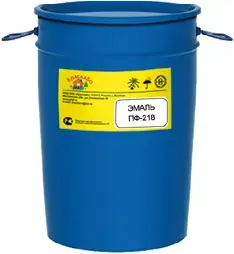 КраскаВо ПФ-218 эмаль (25 кг) зеленовато-желтая (ХС (холодная сушка)