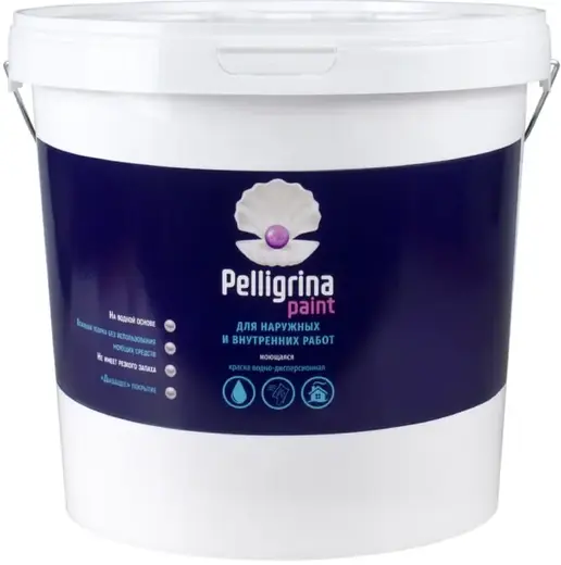 Pelligrina Paint краска водно-дисперсионная моющаяся (25 кг) белая