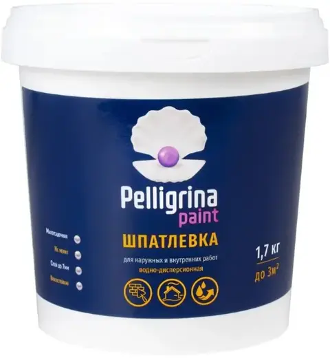 Pelligrina Paint шпатлевка для наружных и внутренних работ (1.7 кг)