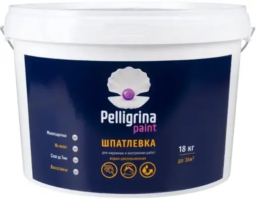 Pelligrina Paint шпатлевка для наружных и внутренних работ (18 кг)