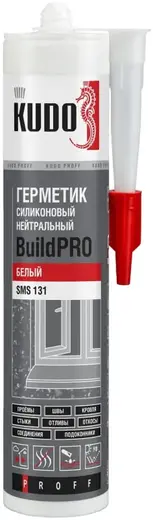 Kudo Proff Buildpro герметик силиконовый нейтральный (280 мл) белый