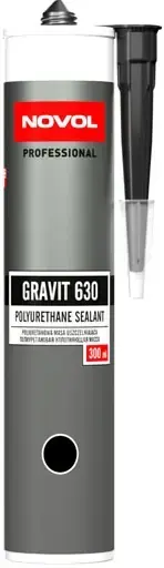 Novol Professional Gravit 630 полиуретановый герметик (310 мл) черный