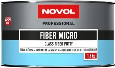 Novol Professional Fiber Micro шпатлевка со стекловолокном (1.8 кг)
