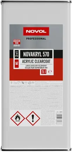 Novol Professional Novakryl 570 лак акриловый (5 л)