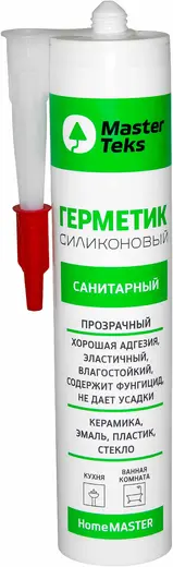 Masterteks Homemaster герметик силиконовый санитарный (260 мл) бесцветный Россия