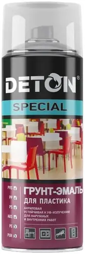 Deton Special грунт-эмаль акриловый для пластика (520 мл) графит