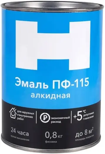 H ПФ-115 эмаль алкидная (800 г) белая