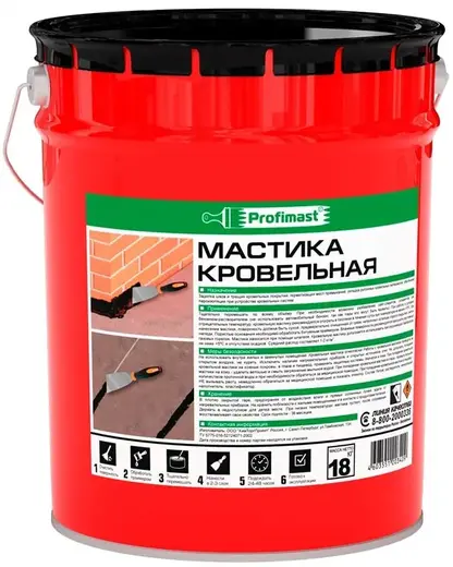 Profimast мастика битумная кровельная (21.5 л)