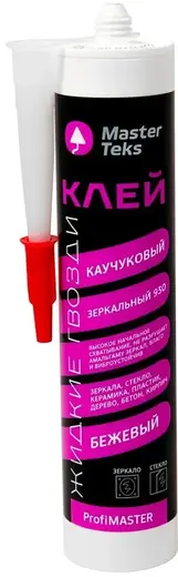 Masterteks Profimaster Зеркальный 930 клей каучуковый жидкие гвозди (380 г) бежевый