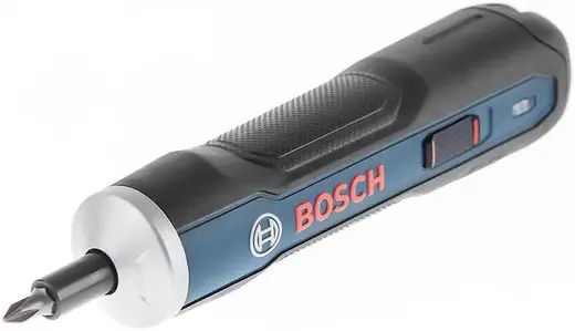 Bosch GO Kit отвертка аккумуляторная (3.6 В) 1 аккумуляторная отвертка + 1 встроенный аккумулятор + 1 кабель Micro-USB + 1 зарядное устройство USB + 1