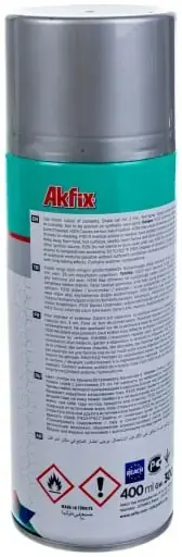 Akfix Spray Paint краска акриловая аэрозольная (400 мл) RAL 9006 алюминиевая