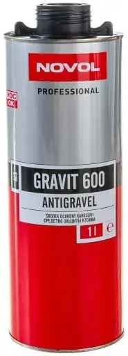 Novol Professional Gravit 600 MS антигравий средство для защиты кузова (500 мл) черный