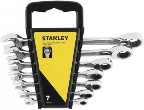 Stanley Fatmax набор комбинированных ключей с храповым механизмом (8-19 мм)