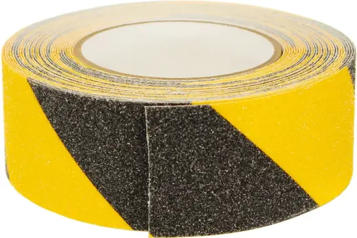 Vintanet AS60 клейкая лента противоскользящая средней зернистости (50*10 м) черно-желтая