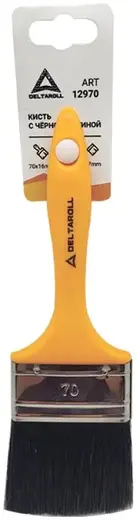 Deltaroll кисть с желтой ручкой (70 мм)