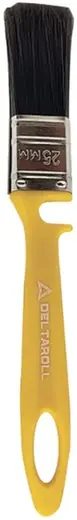 Deltaroll кисть флейцевая с желтой ручкой (25 мм)