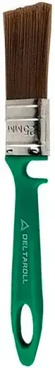 Deltaroll кисть флейцевая с зеленой ручкой (25 мм)