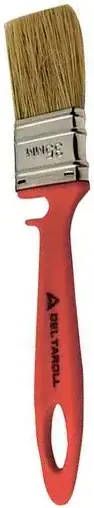Deltaroll кисть флейцевая универсальная с красной ручкой (35 мм)