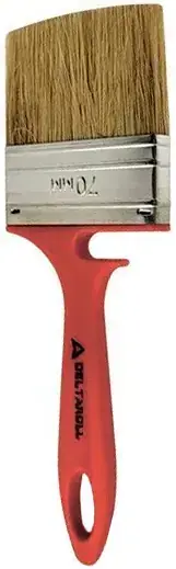 Deltaroll кисть флейцевая универсальная с красной ручкой (70 мм)