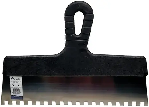 Deltaroll шпатель для клея зубчатый (300 мм) зубцы 8 * 8 мм