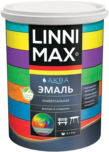Linnimax Аква эмаль универсальная (2.35 л) база 3 глянцевая