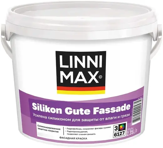 Linnimax Silikon Gute Fassade краска силиконовая для наружных работ (2.35 л)