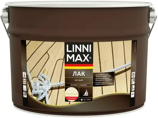 Linnimax лак яхтный (9 л) глянцевый