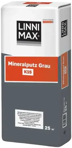 Linnimax Mineralputz Grau штукатурка декоративная (25 кг) К15