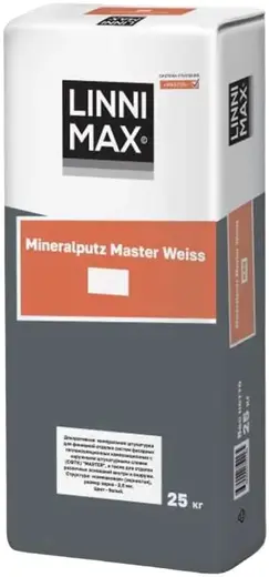 Linnimax Mineralputz Master Weiss штукатурка декоративная (25 кг) K20