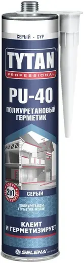 Титан Professional PU 40 герметик полиуретановый (310 мл) серый Польша