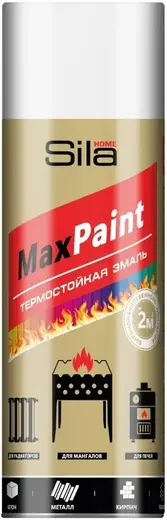 Sila Home Max Paint эмаль аэрозольная термостойкая (520 мл) белая