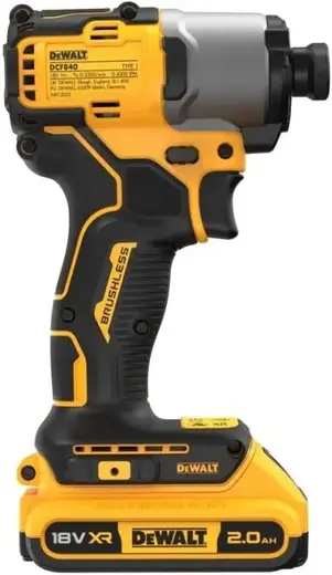 dewalt бесщеточный ультракомпактный импульсный шуруповерт dewalt dcf840nt-xj