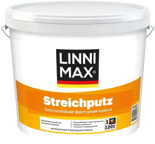 Linnimax Streichputz штукатурка декоративная фактурная (16 кг)