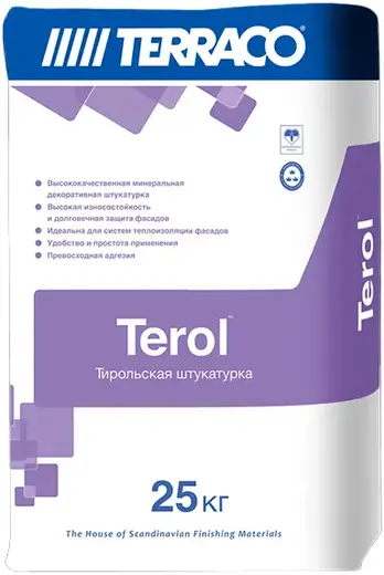 Terraco Terol Granule штукатурка тирольская декоративная минеральная