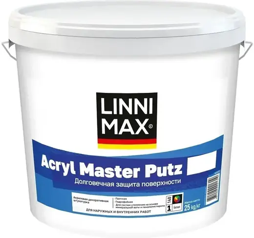 Linnimax Acryl Optima Putz K15 штукатурка декоративная акриловая (25 кг)