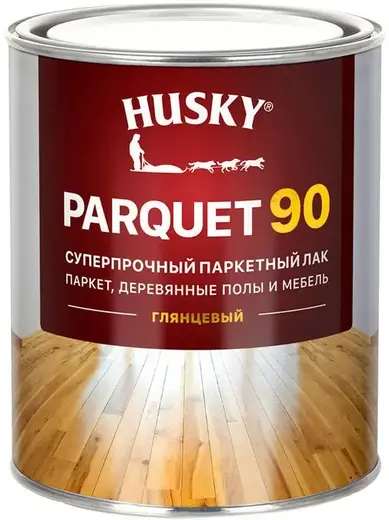 Хаски Parquet 90 суперпрочный паркетный лак (900 мл)