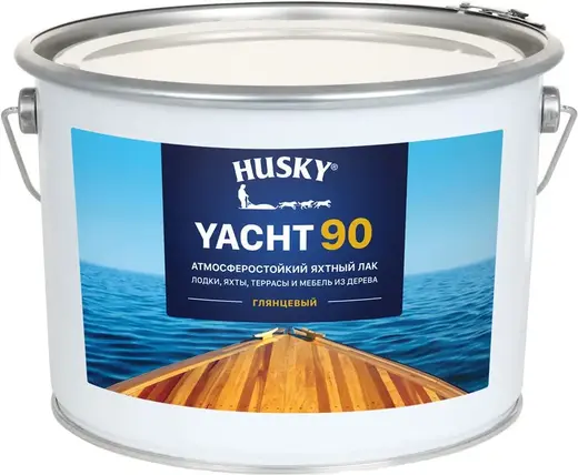 Хаски Yacht 90 атмосферостойкий яхтный лак (9 л)