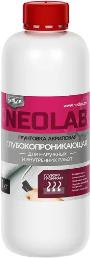 Neolab грунтовка акриловая глубокопроникающая